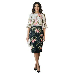 Ted Baker
Areea Peach Blossom Ruffle Dress